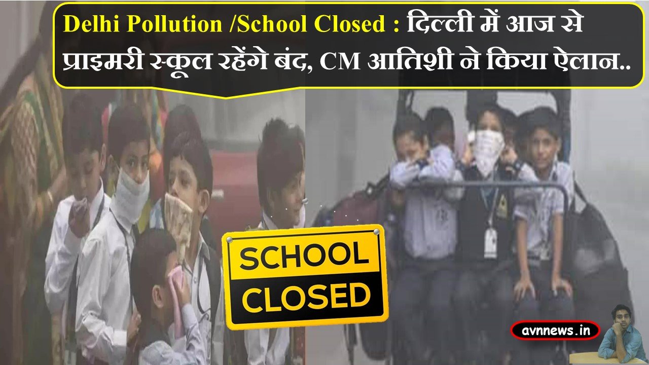 Delhi Pollution /School Closed 2024