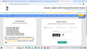 e-Challan Payment online