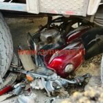 गिद्धौर-जमुई मुख्य मार्ग पर ट्रक-बाइक की टक्कर, एक युवक गंभीर घायल