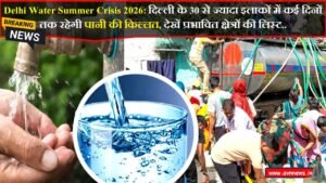Delhi Water Summer Crisis 2026
